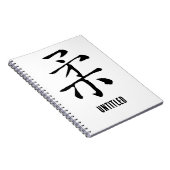 Klassieke Chinese kalligrafie-Soft-#001- Notitieboek (Rechterzijde)