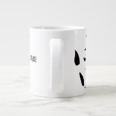 Klassieke Chinese kalligrafie-Thunder-#001- Grote Koffiekop (Achterkant)