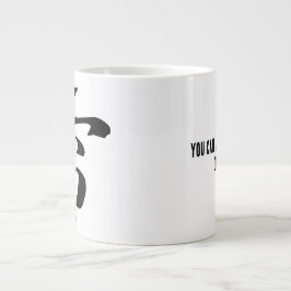 Klassieke Chinese kalligrafie-Thunder-#001- Grote Koffiekop