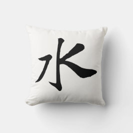 Klassieke Chinese kalligrafie-Water-#001- Kussen