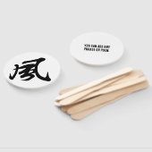 Klassieke Chinese kalligrafie-Wind-#001- Handwaaier (Niet-gemonteerd)