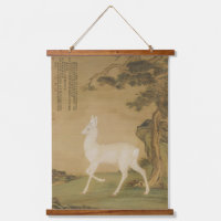 Klassieke Chinese keizerlijke kunst witte herten s