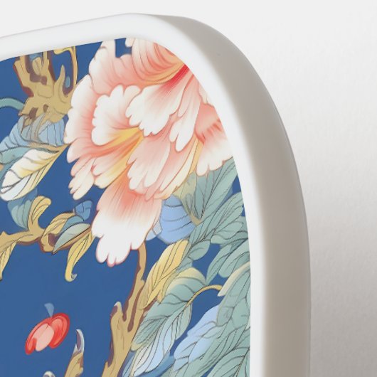 Klassieke Chinoiserie Gepersonaliseerde Pickleball Pickleball Paddle (Links Detail)