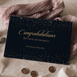 Klassieke Chique Gouden Confetti Calligrafie Pensi Gastenboek