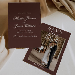 Klassieke Chocolade Cacao Oude Rijkdom Foto Bruilo Save The Date