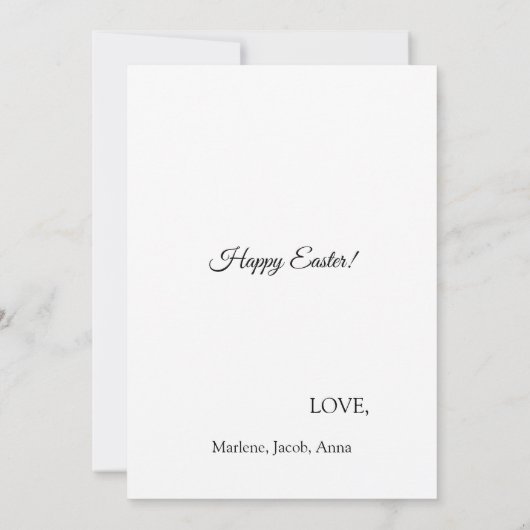 Klassieke Christ is Risen Paas- Christelijke Relig Kaart (Achterkant)