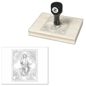 Klassieke Christelijke kunst Rubberstempel (Gestempeld)