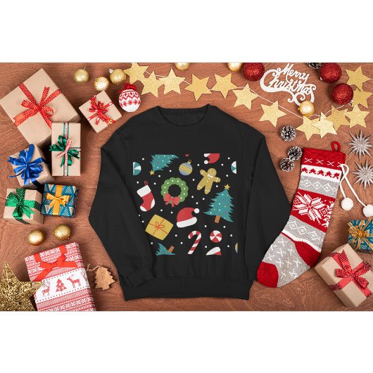 Klassieke Christmas Icons Sweatshirt