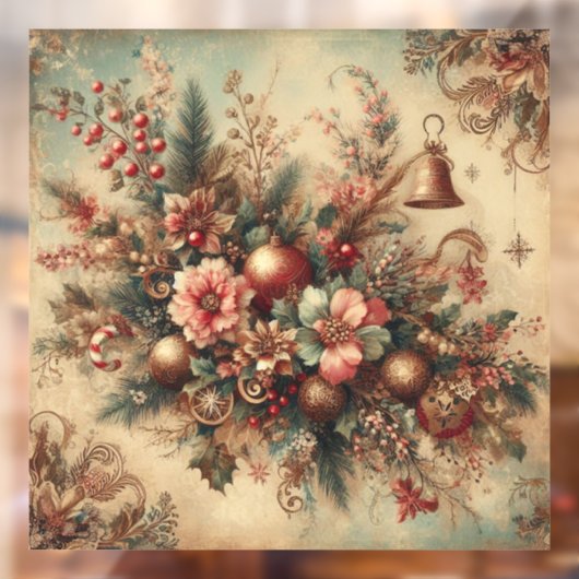 Klassieke  Christmas Window Cling Raamsticker (Vel 2)