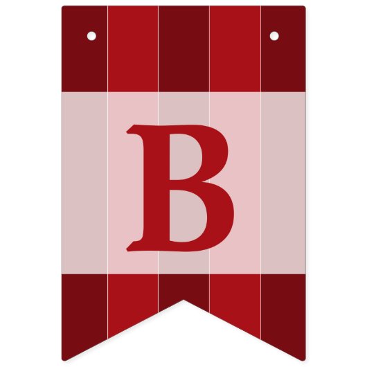 Klassieke Circus Kleur Verjaardagsfeest Vlaggetjes (Tweede vlag)