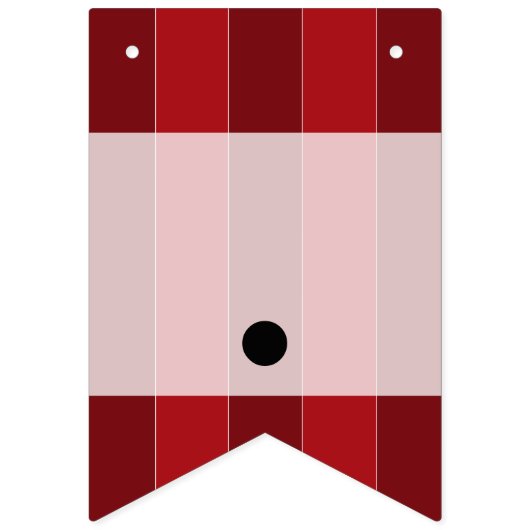 Klassieke Circus Kleur Verjaardagsfeest Vlaggetjes (Eerste vlag)