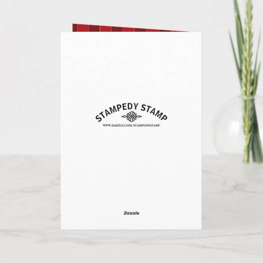 Klassieke Circus Poster Birthday Party Dank u Bedankkaart (Achterkant)