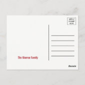 Klassieke Circus Poster Birthday Party Dank u Briefkaart (Achterkant)