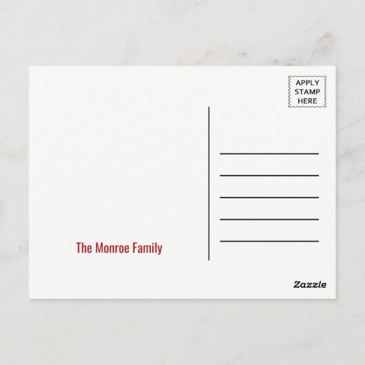 Klassieke Circus Poster Birthday Party Dank u Briefkaart (Achterkant)