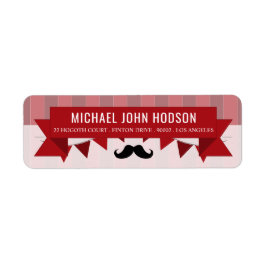 Klassieke Circus Poster Children's Birthday Party Etiket