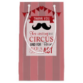 Klassieke Circus Poster Children's Birthday Party Klein Cadeauzakje (Voorkant)