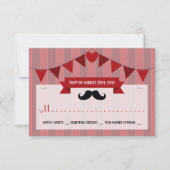 Klassieke Circus Poster Kinderdag RSVP Kaart (Voorkant)