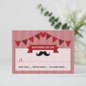 Klassieke Circus Poster Kinderdag RSVP Kaart (Staand voorkant)