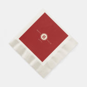 Klassieke Cirkel dubbelgeluk Chinese bruiloft Servet (Hoek)