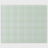 Klassieke cirkel en vierkant patroon cadeaupapier (Vlak)