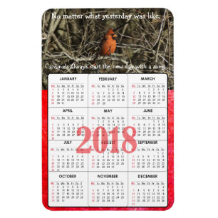 Klassieke Citaat Magnet van de Kalender 2018 Magneet