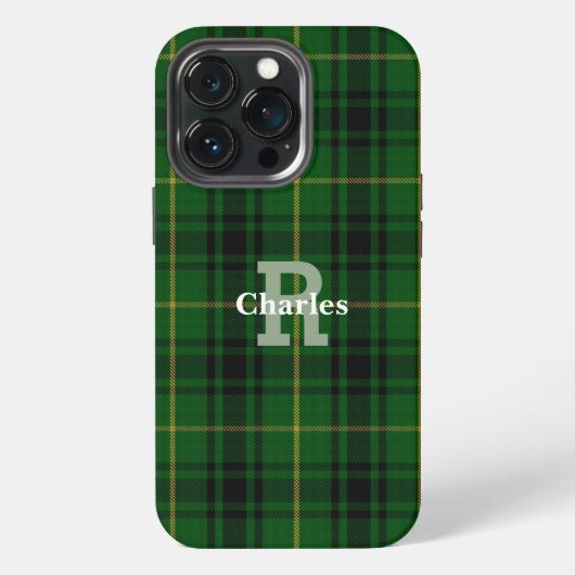 Klassieke Clan MacArthur Plaid iPhone Hoesje (Achterkant)
