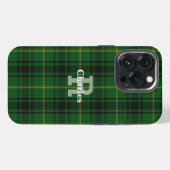 Klassieke Clan MacArthur Plaid iPhone Hoesje (Achterkant horizontaal)
