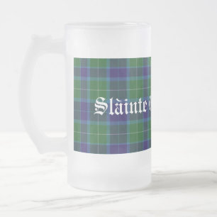 Klassieke Clan Wallace Tartan Plaid Stein Matglas Bierpul