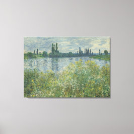 Klassieke Claude Monet Oevers van de Seine Vétheui Canvas Afdruk