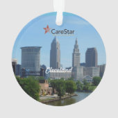 Klassieke Cleveland Silhouette Werk Ornament (achterkant)