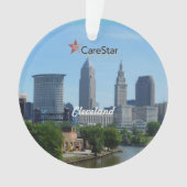 Klassieke Cleveland Silhouette Werk Ornament (voorkant)