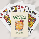Klassieke Cocktail Bachelor Weekend Pokerkaarten