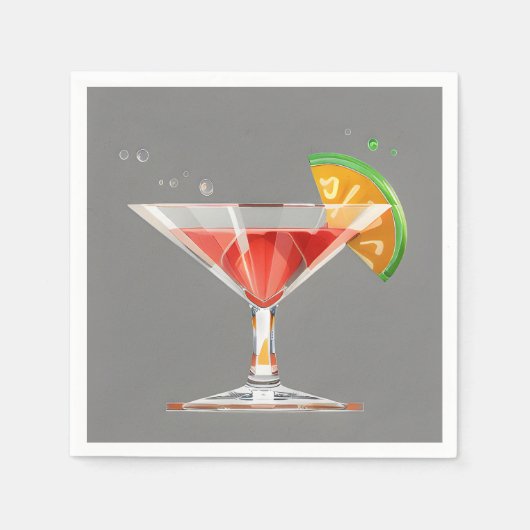 Klassieke Cocktail Servet (Voorkant)