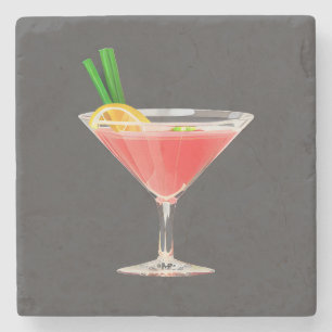 Klassieke Cocktail Stenen Onderzetter
