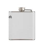 Klassieke Cocktails Dranken, Man Die Dranken Drink Heupfles (Achterkant)