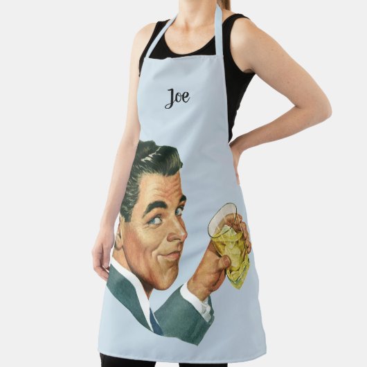 Klassieke Cocktails Dranken, Man Die Dranken Drink Schort (Insitu)