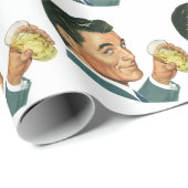 Klassieke Cocktails Dranken, Man Drinkt Dranken Cadeaupapier (Rol Hoek)