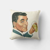 Klassieke Cocktails Dranken, Man Drinkt Dranken Kussen (Voorkant)