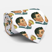 Klassieke Cocktails Dranken, Man Drinkt Drankjes Stropdas (Opgerold)