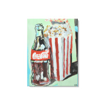 Klassieke Cola & Popcorn Film Snacks Stilleven