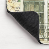  klassieke collage kunst Grieks beeld antiek Muismat (Hoek)