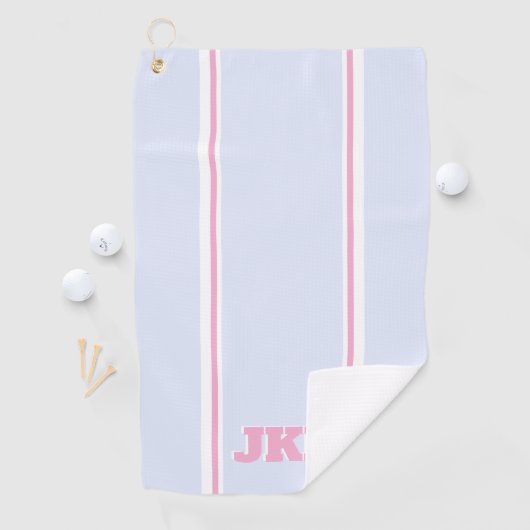 Klassieke College Style Monogram Golf Handdoek (Insitu)