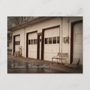 Klassieke Columbus Indiana - Ontdek je locatie Briefkaart