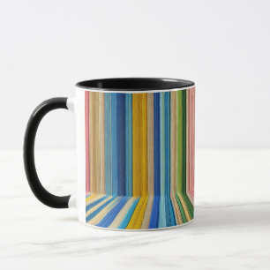 Klassieke comfortstrepen koffiemok mok