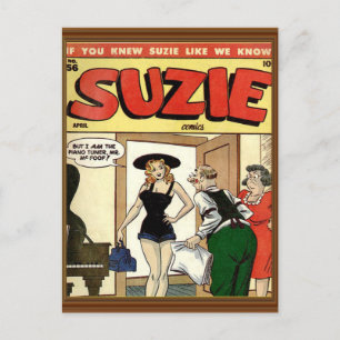 Klassieke Comic Hoesje  Suzie Briefkaart