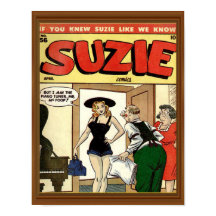 Klassieke Comic Hoesje  Suzie
