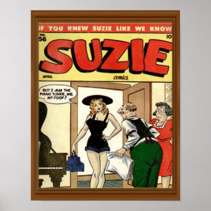 Klassieke Comic Hoesje  Suzie Poster