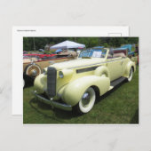 Klassieke converteerbaar briefkaart (Voorkant / Achterkant)