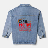 Klassieke Cool Denim""Tijdloze Jean Jacket""Inspan Denim Jacket (Achterkant)