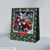 Klassieke Coolest Mrs Claus Kerstvakantie Medium Cadeauzakje